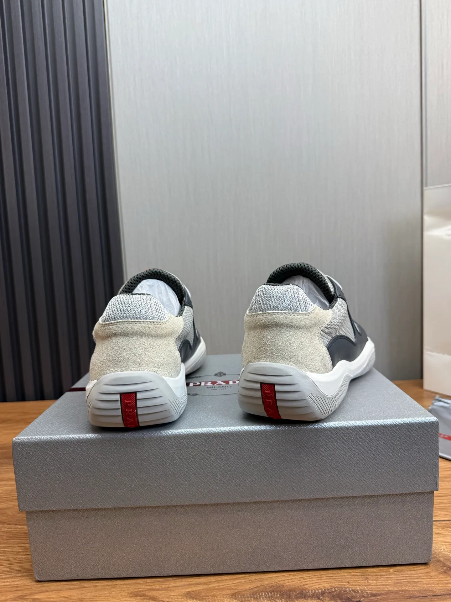 Men's shoes 💰560💰 [PRADA] Men's shoes are popular in the counter, official website is synchronized, 1 high-quality shipment ✔️Original cowhide upper + cowhide lining, 1🆚1 replica, original sole, 38-45 (45 customized, non-refundable)